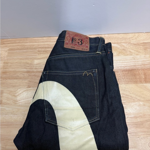 Evisu No.3 Lot 2000 Heritage Jeans – 34x34 – Custom Made Osaka Japan - Picture 3 of 10